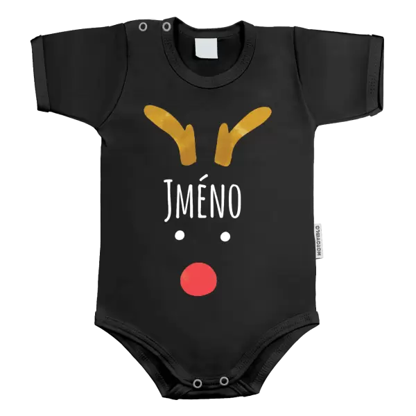 Dětské body Vánoční sob - jméno