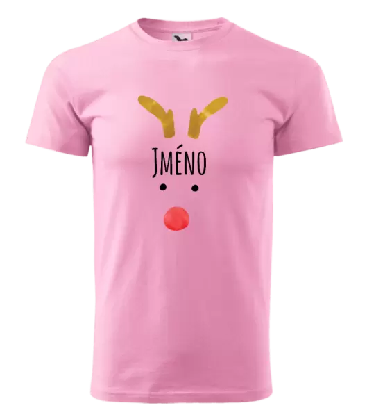 Pánské vánoční tričko Vánoční sob - jméno