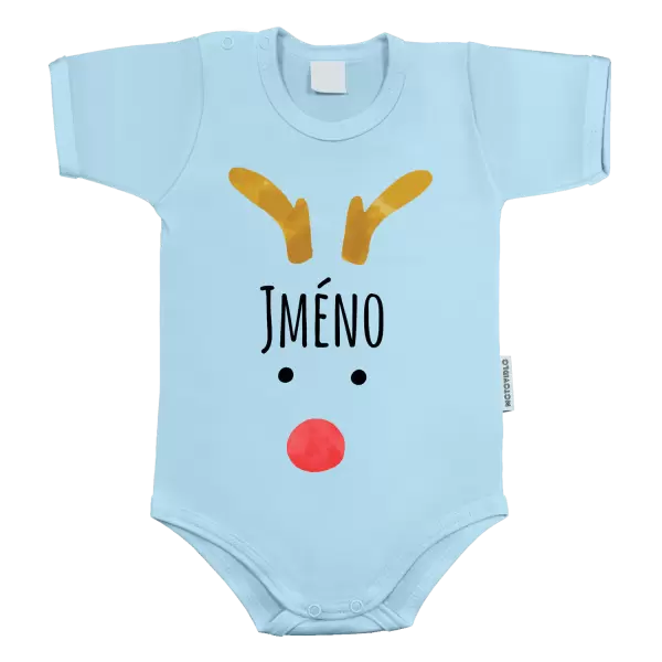 Dětské body Vánoční sob - jméno