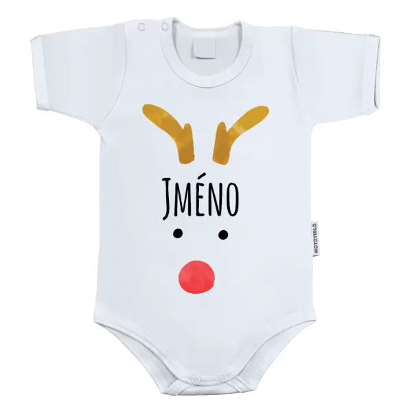 Dětské body Vánoční sob - jméno