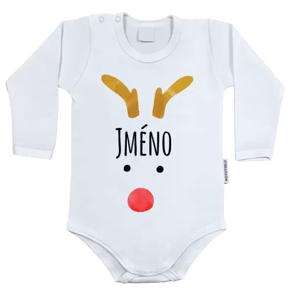 Dětské body Vánoční sob - jméno