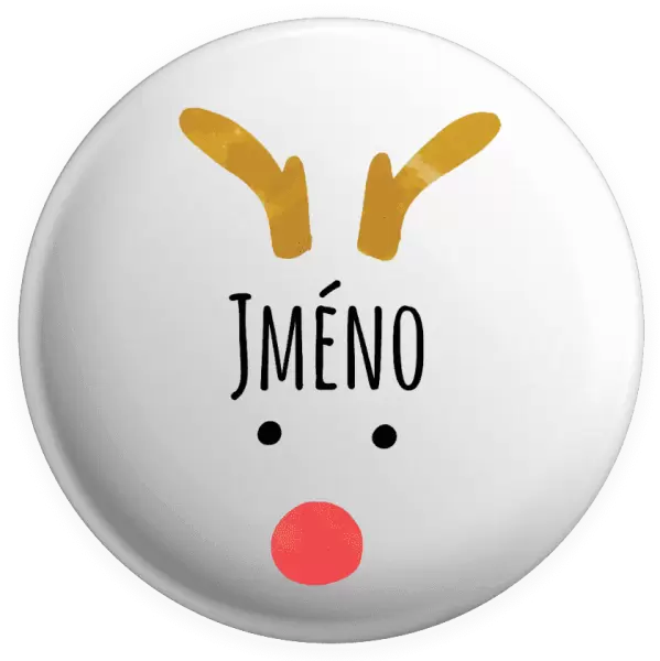 Placka Vánoční sob - jméno