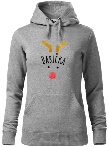 Dámská vánoční mikina Vánoční sob - babička