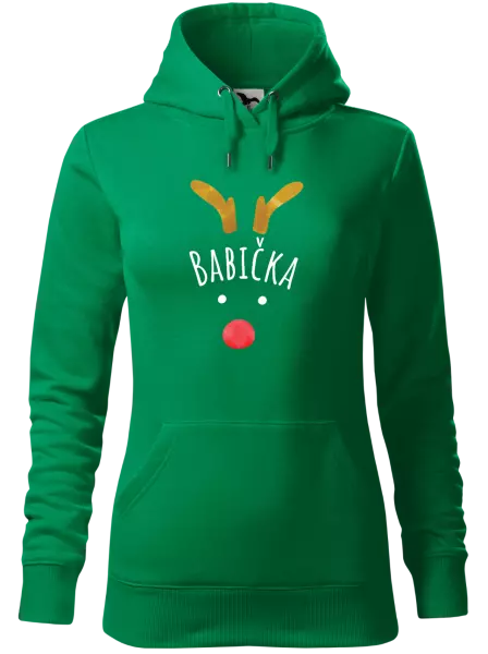 Dámská vánoční mikina Vánoční sob - babička