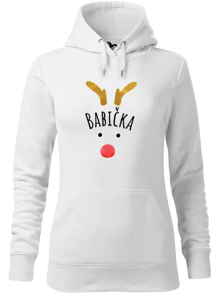 Dámská vánoční mikina Vánoční sob - babička