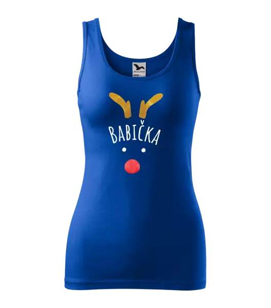 Dámské vánoční tílko Vánoční sob - babička