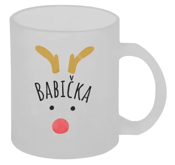 Vánoční hrnek Vánoční sob - babička