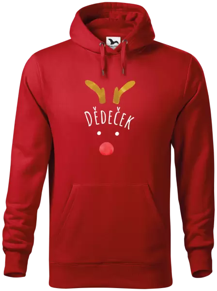 Pánská mikina Vánoční sob - dědeček