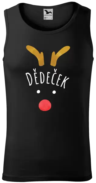 Pánské vánoční tílko Vánoční sob - dědeček