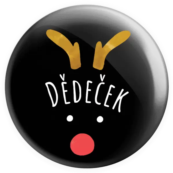 Placka Vánoční sob - dědeček