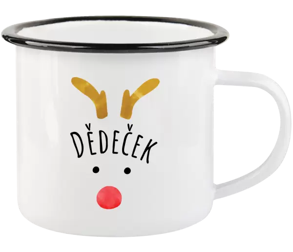 Vánoční plecháček Vánoční sob - dědeček