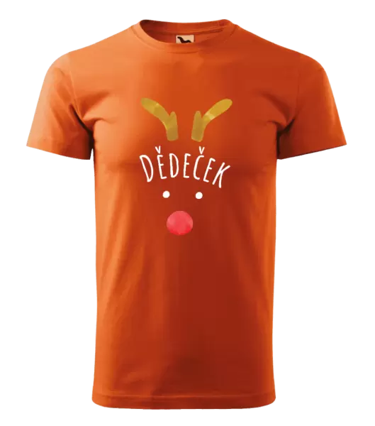 Pánské vánoční tričko Vánoční sob - dědeček