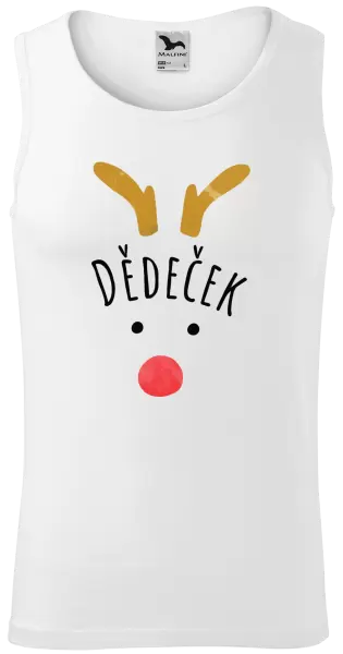Pánské vánoční tílko Vánoční sob - dědeček
