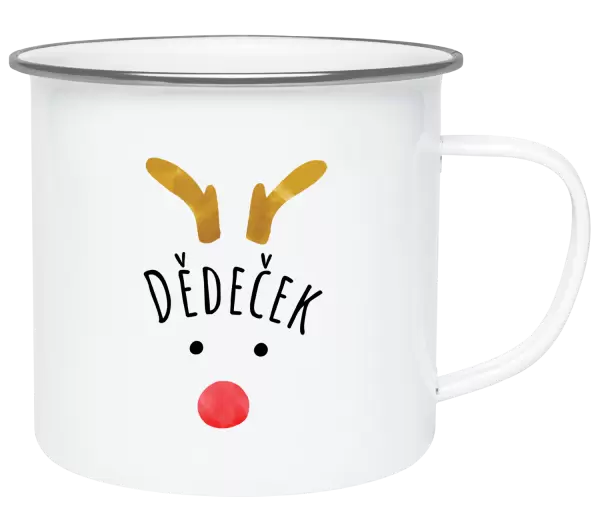 Vánoční plecháček Vánoční sob - dědeček