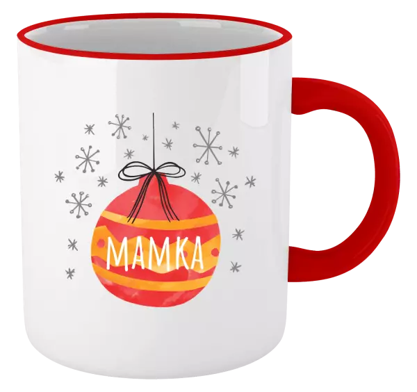 Vánoční hrnek Vánoční ozdoba - mamka