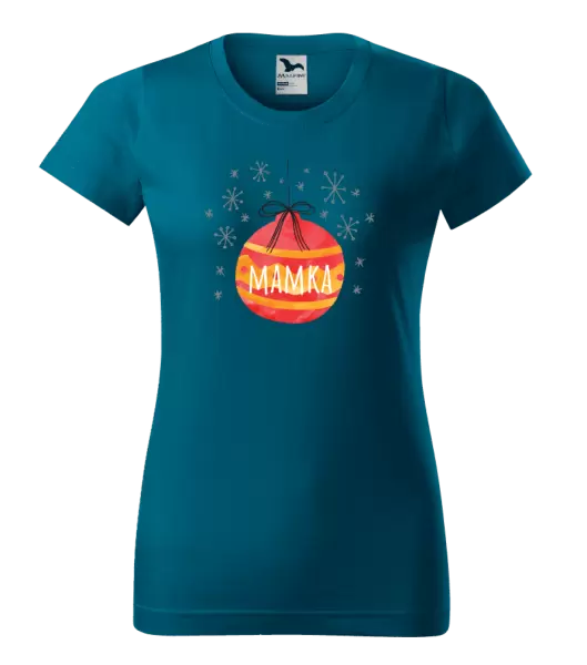 Dámské vánoční tričko Vánoční ozdoba - mamka
