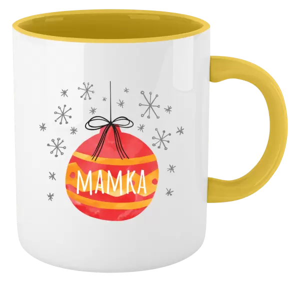 Vánoční hrnek Vánoční ozdoba - mamka