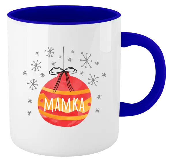 Vánoční hrnek Vánoční ozdoba - mamka