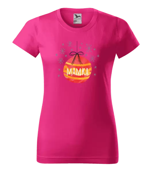 Dámské vánoční tričko Vánoční ozdoba - mamka