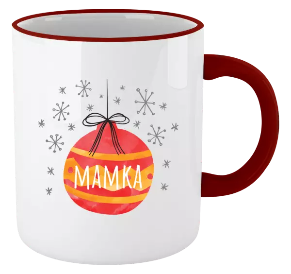 Vánoční hrnek Vánoční ozdoba - mamka