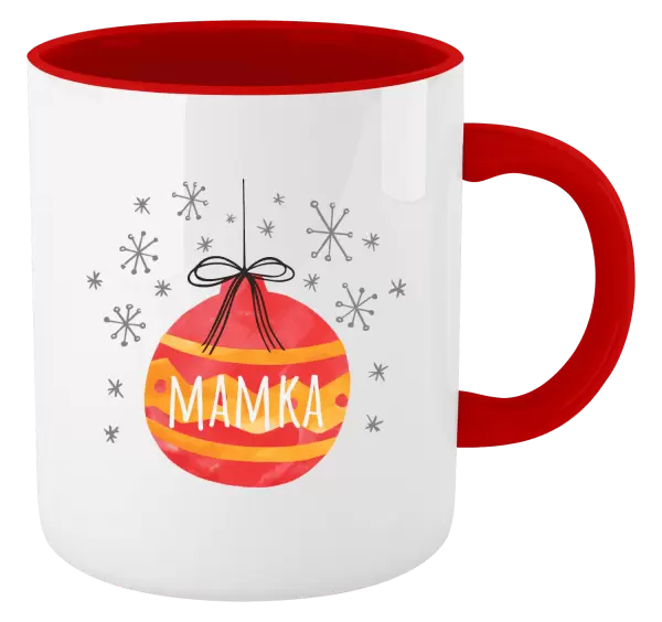 Vánoční hrnek Vánoční ozdoba - mamka