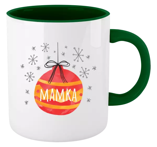 Vánoční hrnek Vánoční ozdoba - mamka