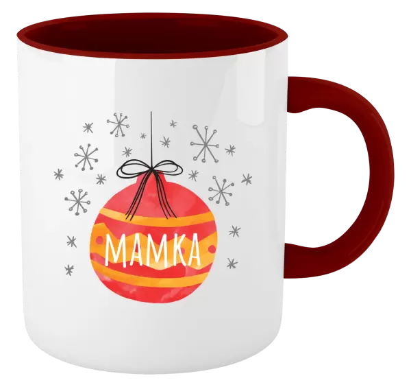 Vánoční hrnek Vánoční ozdoba - mamka