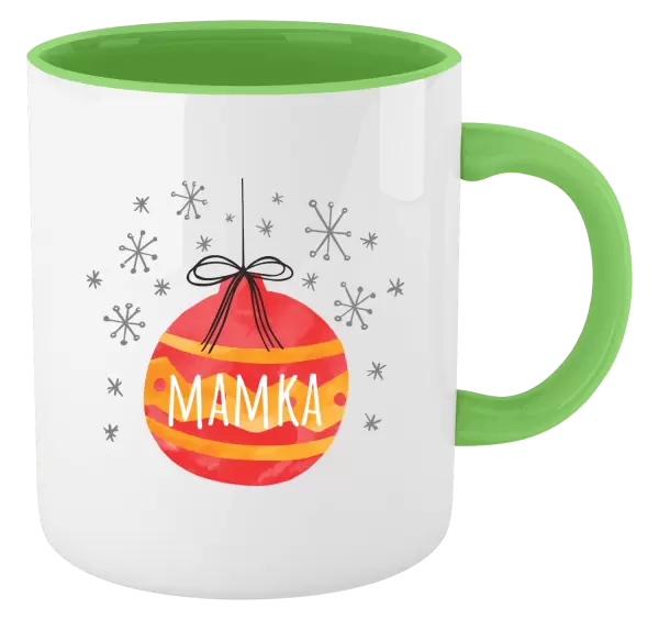 Vánoční hrnek Vánoční ozdoba - mamka