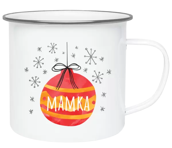 Vánoční plecháček Vánoční ozdoba - mamka