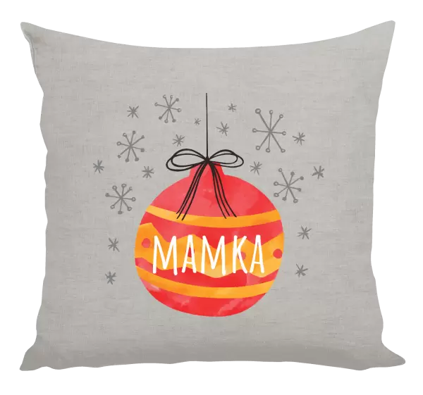 Vánoční polštář Vánoční ozdoba - mamka