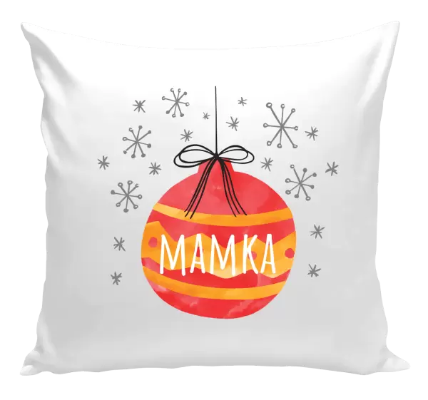 Vánoční polštář Vánoční ozdoba - mamka