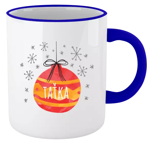 Vánoční hrnek Vánoční ozdoba - taťka