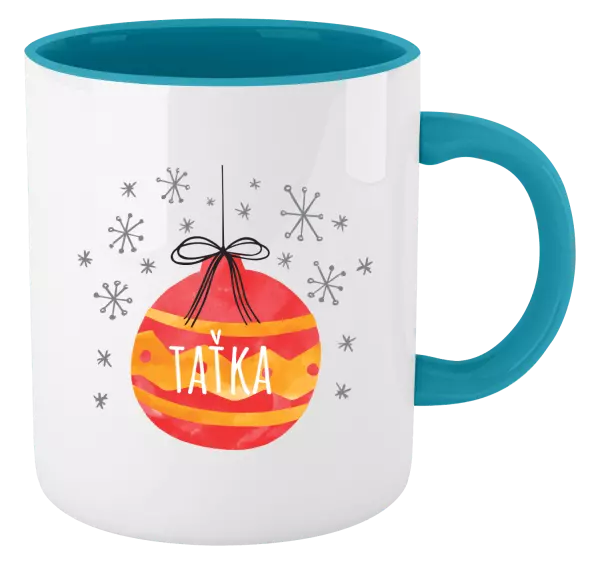 Vánoční hrnek Vánoční ozdoba - taťka