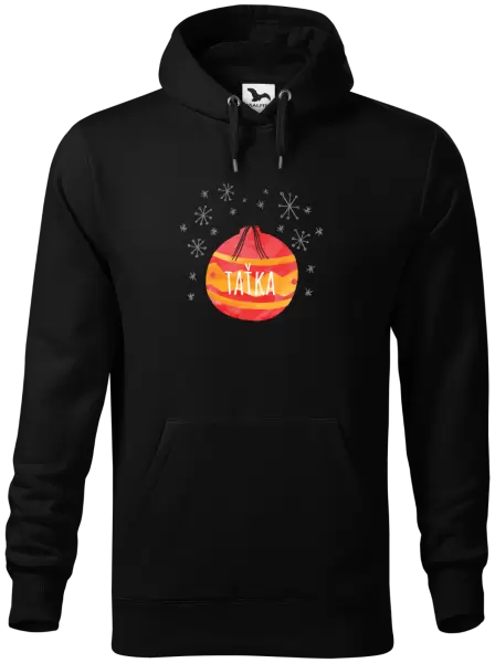 Pánská mikina Vánoční ozdoba - taťka