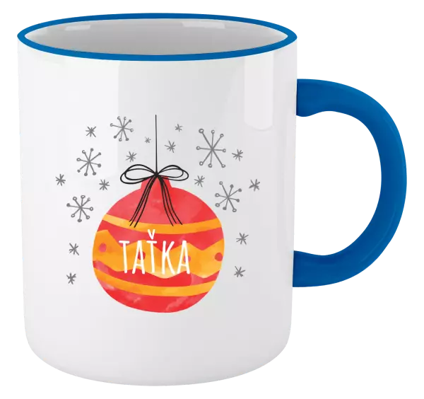 Vánoční hrnek Vánoční ozdoba - taťka