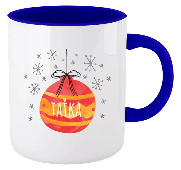 Vánoční hrnek Vánoční ozdoba - taťka