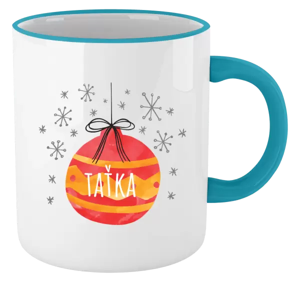 Vánoční hrnek Vánoční ozdoba - taťka