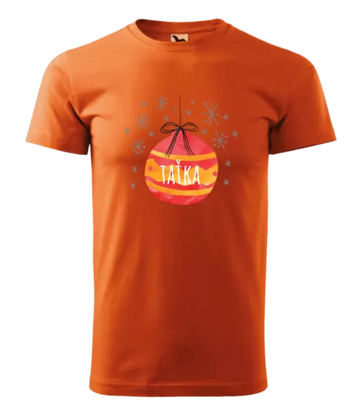 Pánské vánoční tričko Vánoční ozdoba - taťka
