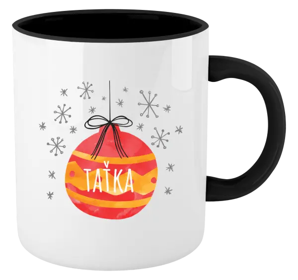 Vánoční hrnek Vánoční ozdoba - taťka
