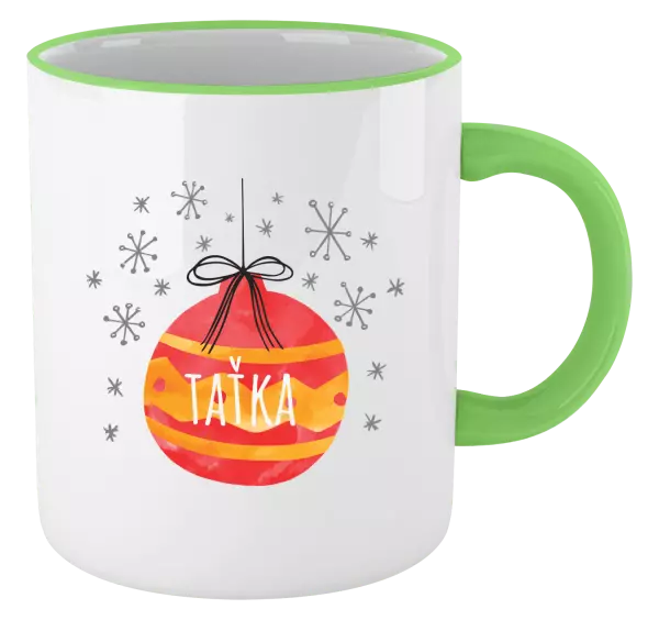 Vánoční hrnek Vánoční ozdoba - taťka