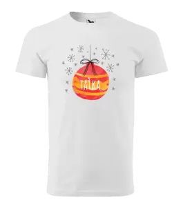 Pánské vánoční tričko Vánoční ozdoba - taťka