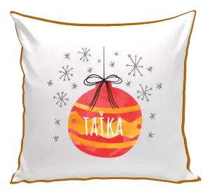 Vánoční polštář Vánoční ozdoba - taťka