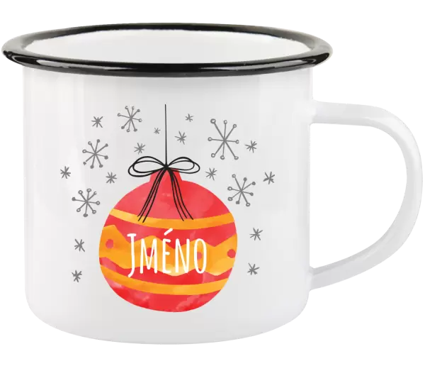 Vánoční plecháček Vánoční ozdoba - jméno