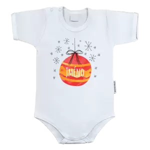 Dětské body Vánoční ozdoba - jméno