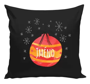 Vánoční polštář Vánoční ozdoba - jméno