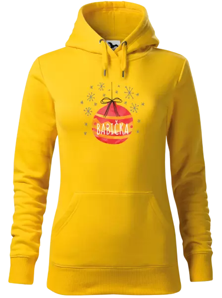 Dámská vánoční mikina Vánoční ozdoba - babička