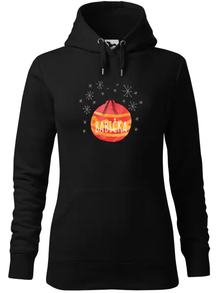 Dámská vánoční mikina Vánoční ozdoba - babička