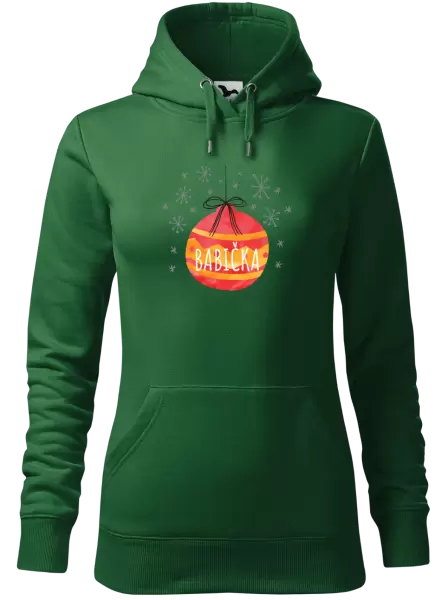 Dámská vánoční mikina Vánoční ozdoba - babička