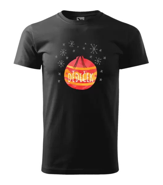 Pánské vánoční tričko Vánoční ozdoba - dědeček
