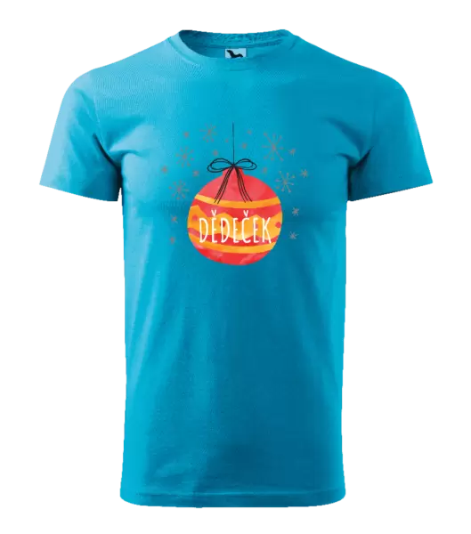 Pánské vánoční tričko Vánoční ozdoba - dědeček